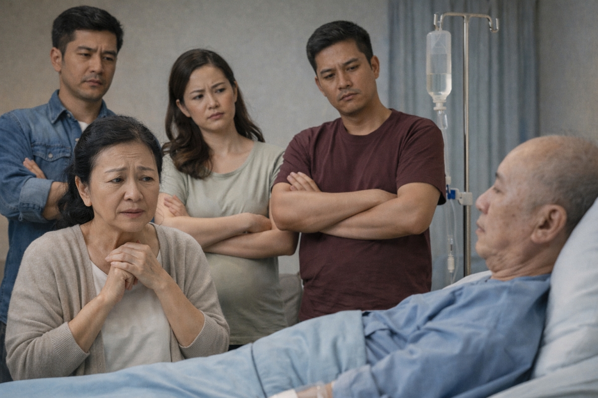 Chồng cũ ngoại tình liên tục, 3 con từ chối góp 1 tỷ cứu bố ung thư giai đoạn cuối